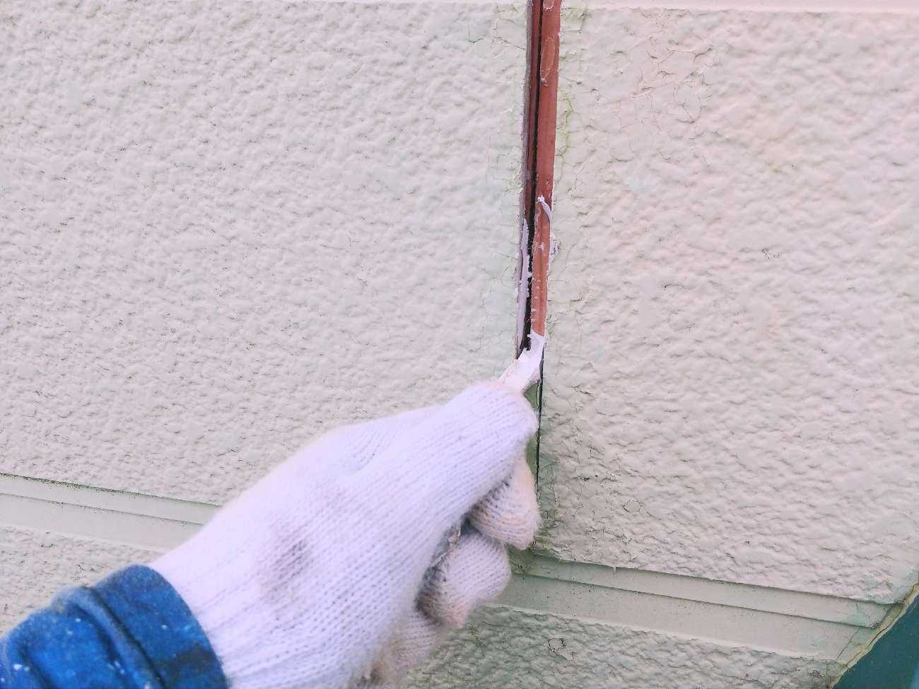 シーリングの撤去